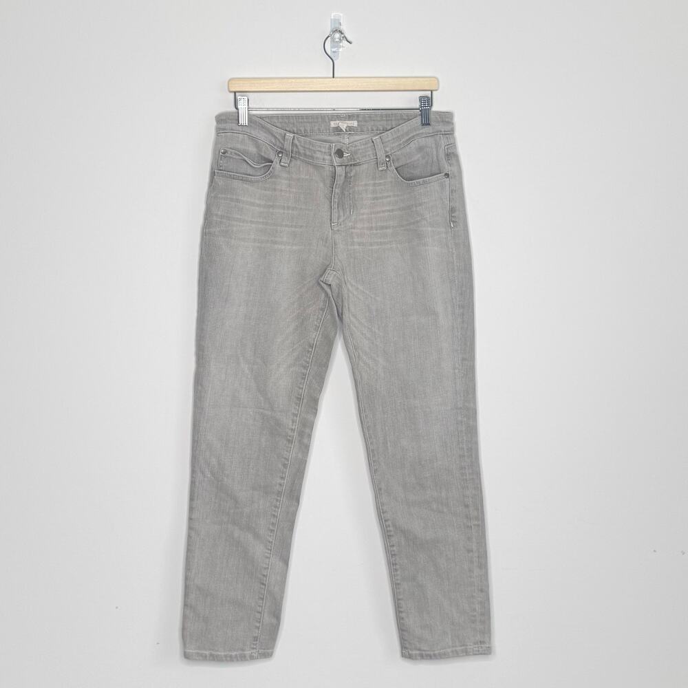 EILEEN FISHER | Organic Cotton Stretch Straight Leg‎ Jeans | 8